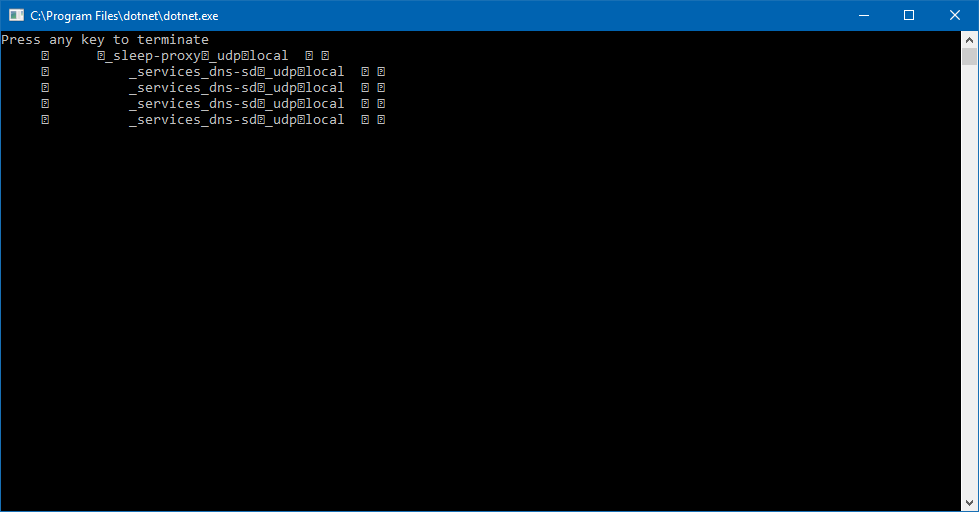 mDNS & Apple Bonjour for .Net&nbsp;Core