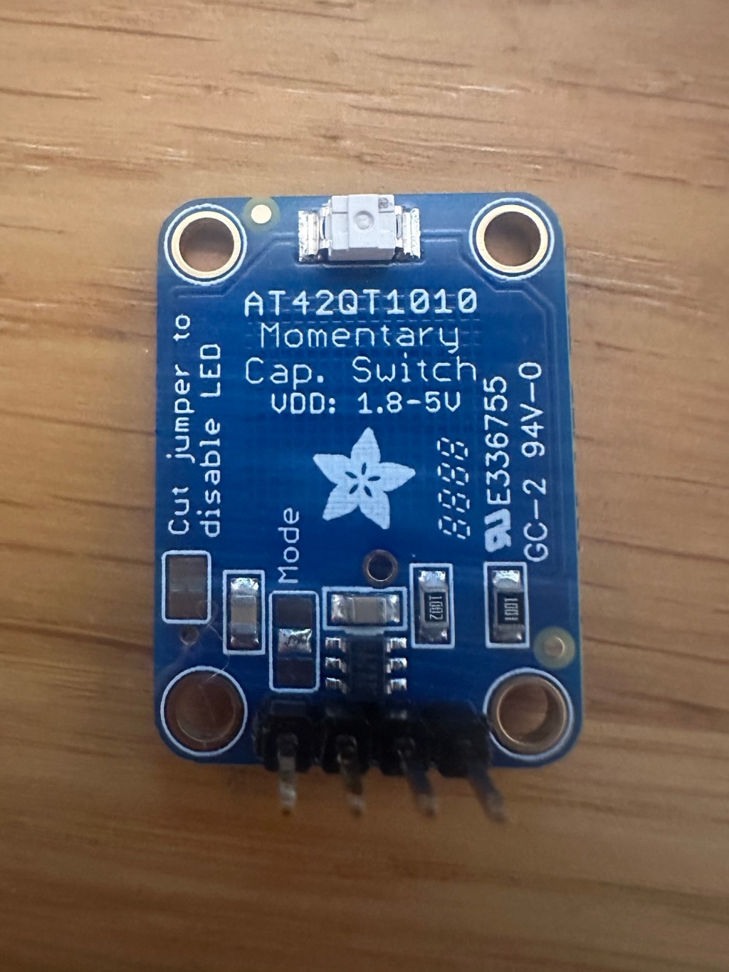 AT42QT1010 Capacitive button power&nbsp;consumption