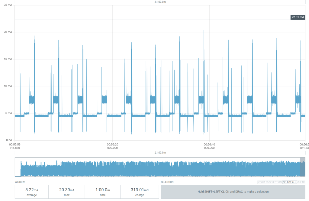 Running my Matter Dual Temp Sensor on a MinewSemi ME54BS01