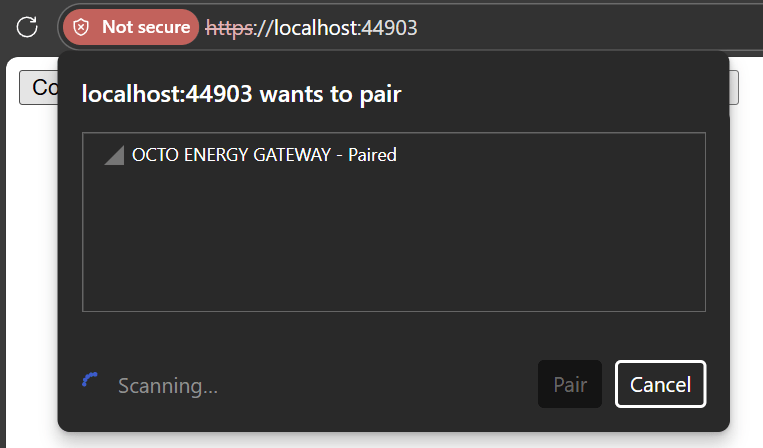 Configuring a Matter node with custom settings