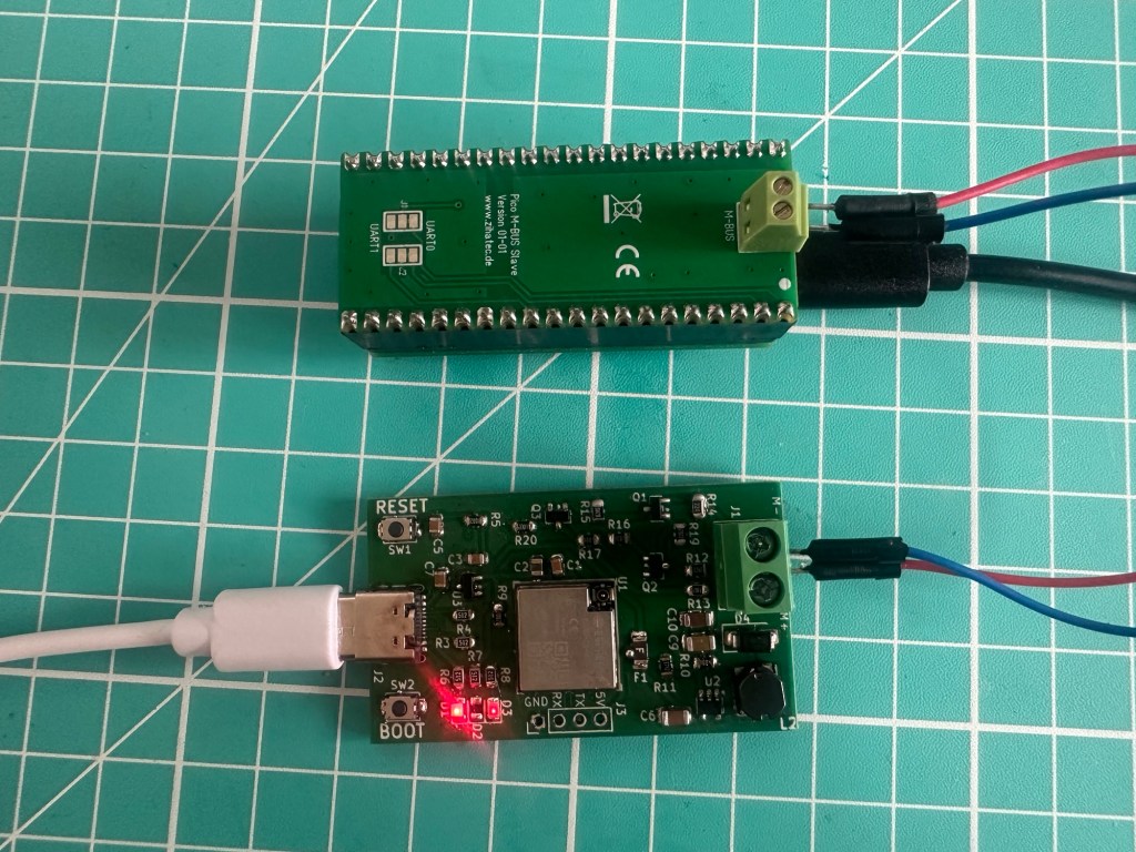 MBus ESP32 Adapter – First MBus test