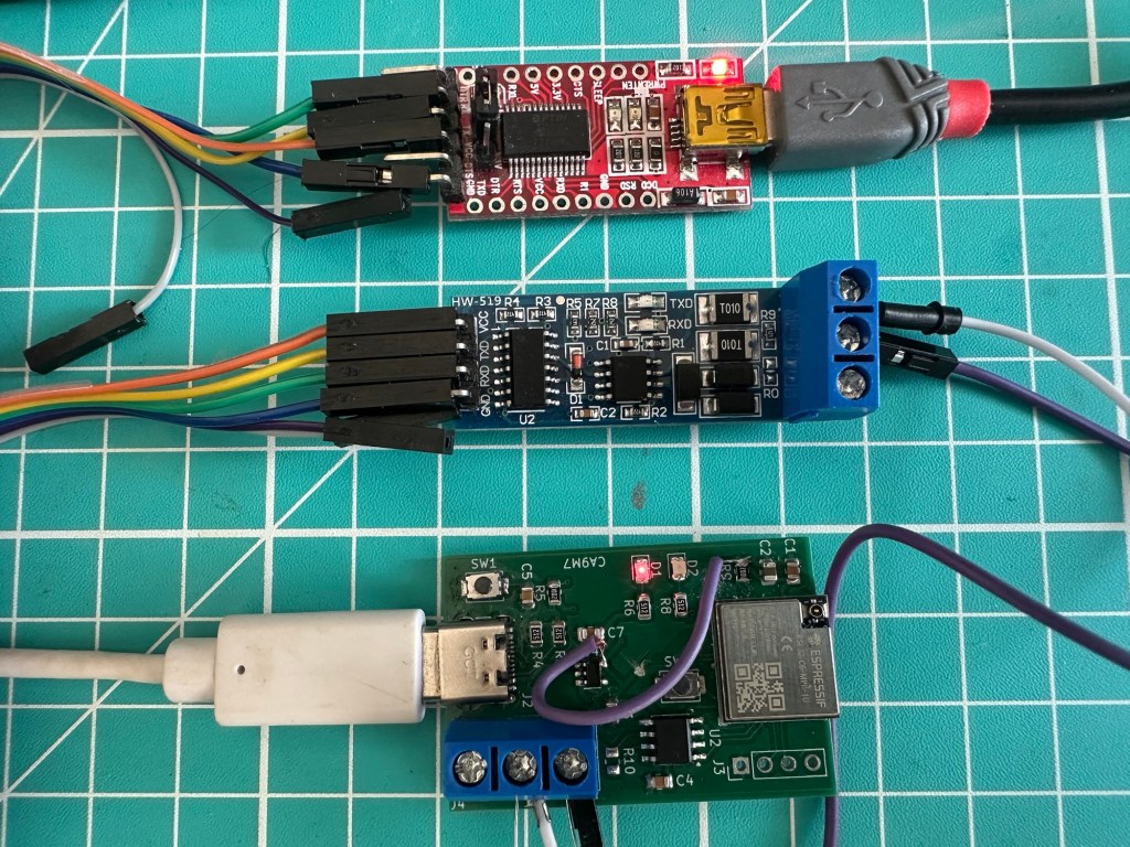 Modbus ESP32 Adapter – Testing the&nbsp;board